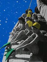 All aboard, 2017, (screen print)