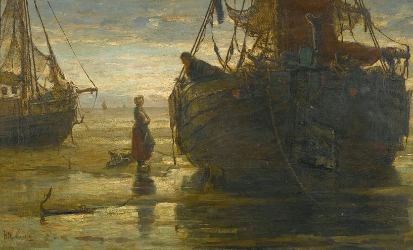 Sonntagmorgen, Hendrik Willem Mesdag von Meisterhafte Meister