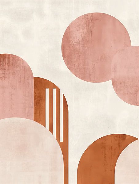 Sanftes Rosa Abstrakt von Gypsy Galleria