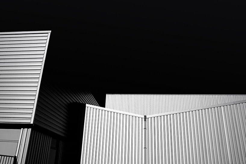 Gebouw van staal par Jan Brons