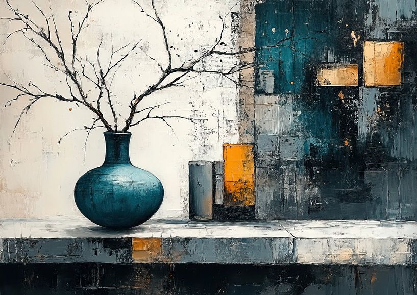 Peinture abstraite d'automne par Caprices d'Art