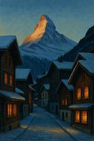 Das Zermatter Alpenglühen