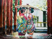 mini geishas, Japani