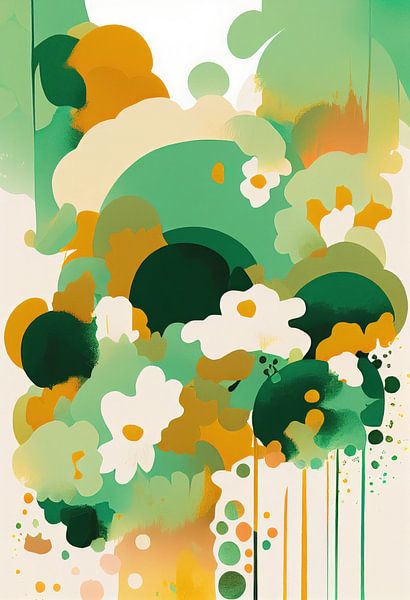 Abstrakte Blumen von Bert Nijholt