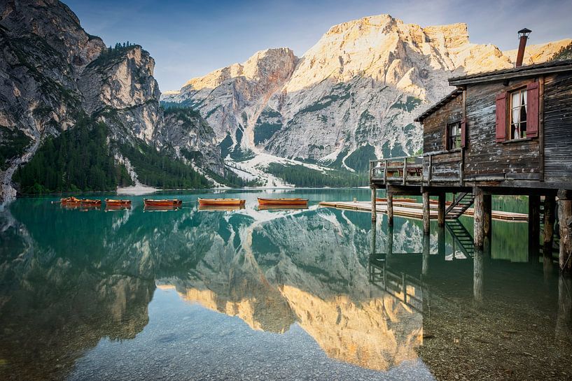 Lac Pragser Wildsee dans les Dolomites par iPics Photography
