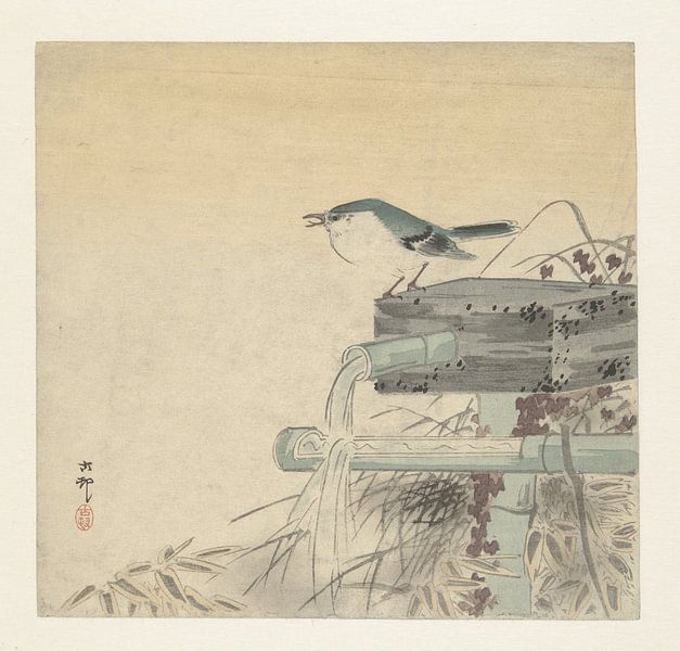 Blaue Nachtigall, Ohara Koson von Creative Masters Old Masters