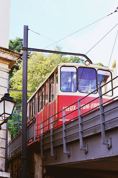 Vintage Cable Car in Lyon - Urban Photography by Carolina Reina Photography