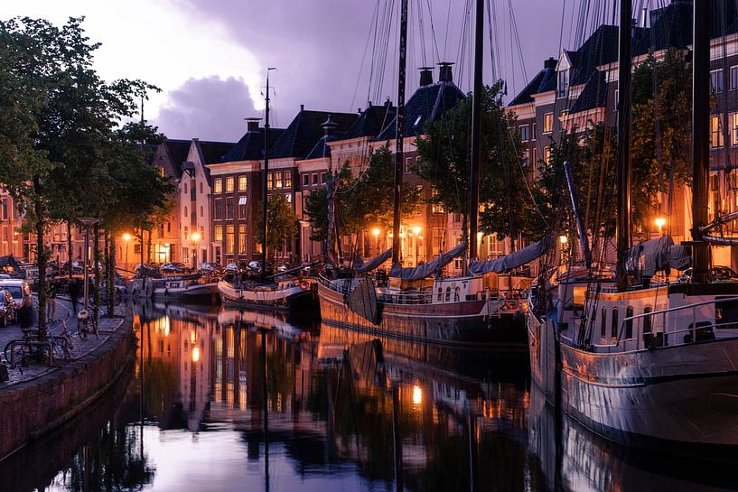 High of the A in the evening / night | Low of the A, Abrug Groningen by Hessel de Jong Fotografie