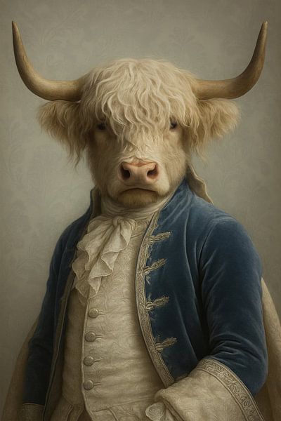 Regal Scottish Highlander by But First Framing