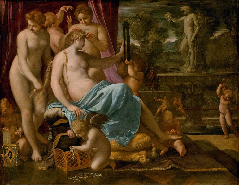 Annibale Carracci, Vénus décorée par les Grâces, 1595 par Atelier Liesjes