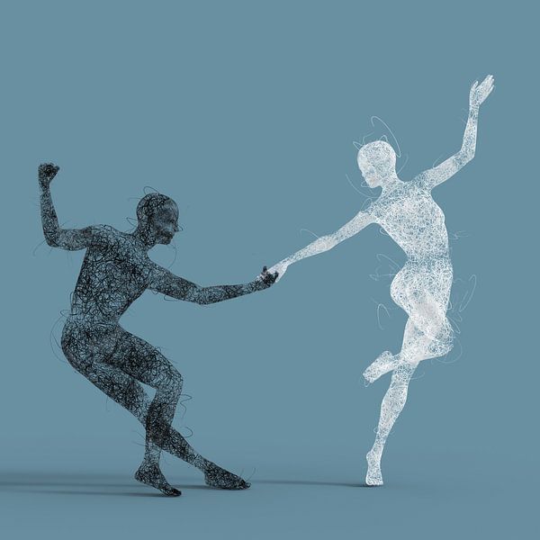 Verkrüppelte Tänzer haben Spaß von Arjen Roos