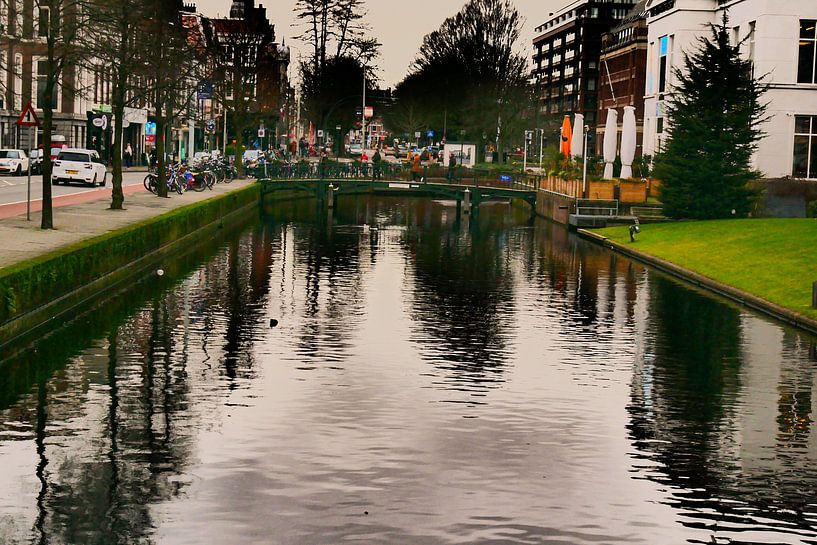 The Hague - Dark bridge by Wout van den Berg
