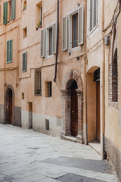 Straßenszene in Siena von Photolovers reisfotografie