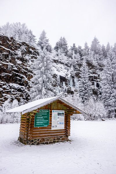 Petite randonnée hivernale dans la forêt enneigée de Thuringe près de Floh-Seligenthal - Thuringe - Allemagne par Oliver Hlavaty