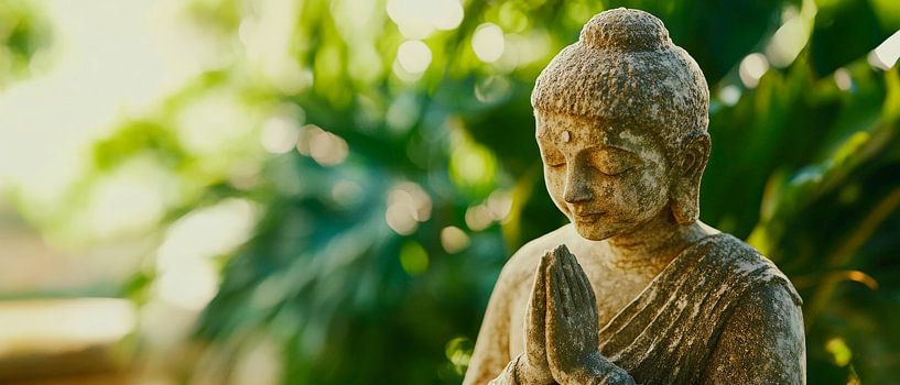 Buddha in the garden by Poster Art Shop