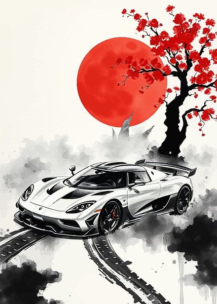 L'Agera Sumi-e de Koenigsegg par MIROKKU