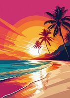 Coucher de soleil glamour