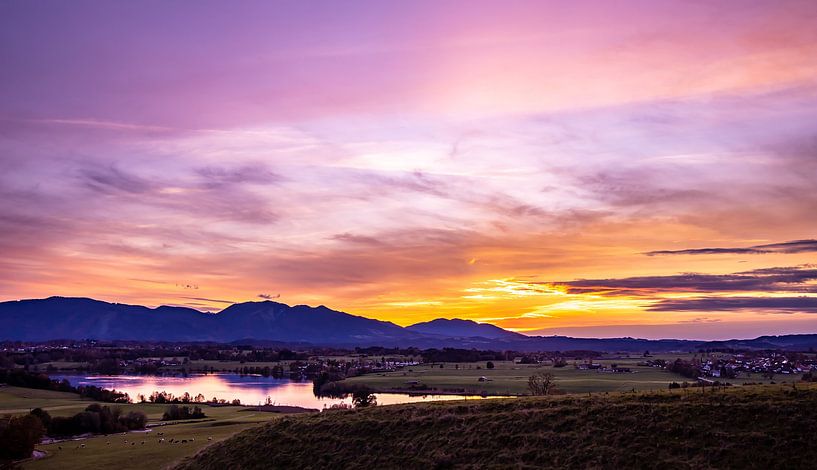 Blick über den Riegsee von W.Schriebl PixelArts