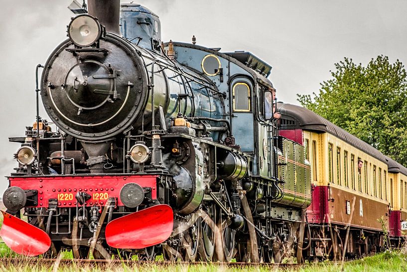 Stoomtreintje Simpelveld door Limburgse Heuvels von John Kreukniet