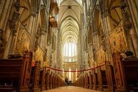 Magnificent Interior of Cologne Cathedral, Germany