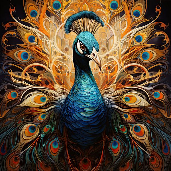 Art du paon par Peintures accrocheuses