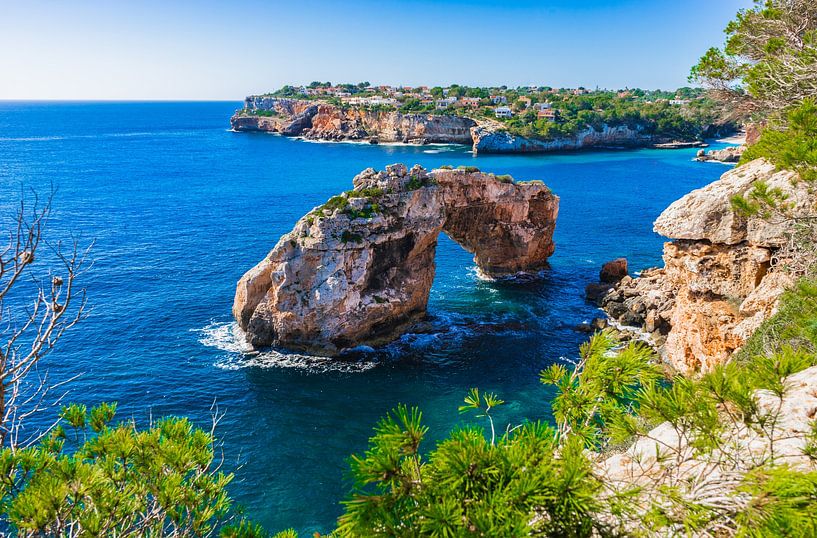 Rock arch, Es Pontas, Mallorca, Spain by Alex Winter