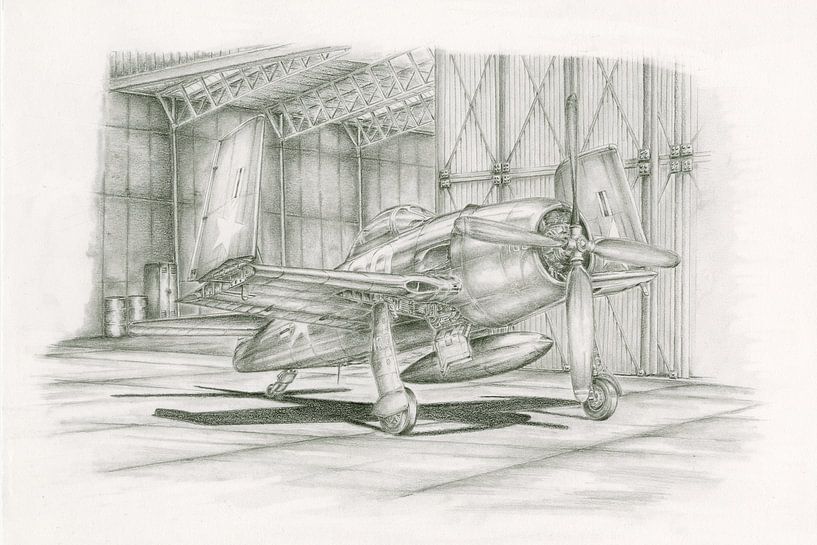 Grumman F-8F Bearcat par Frank Vos