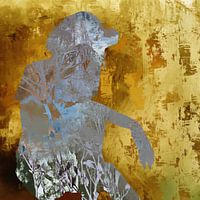 Silence - abstraktes Porträt einer Frau in der Natur