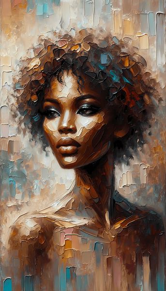 Serener Blick in Metalltönen von Sanne den Engelsman