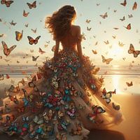 ein kleid aus schmetterlingen