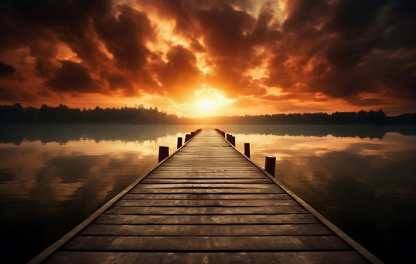 Goldene Stunde von fernlichtsicht