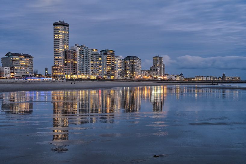 Vlissingen zur Blauen Stunde - Wunderschönes Zeeland von Rolf Schnepp
