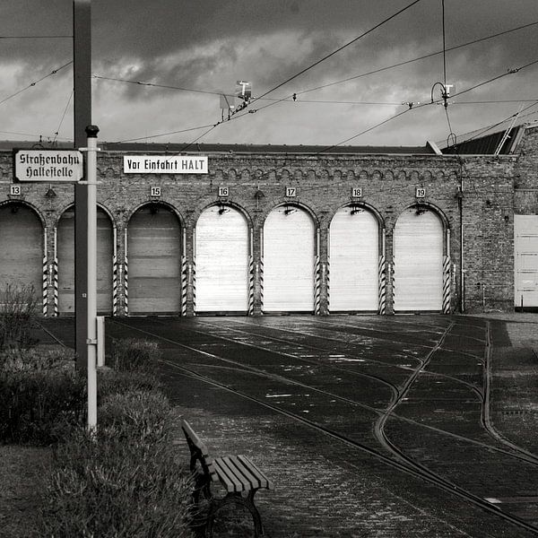 Decommissioned tram depot in the Berlin district of Pankow by Silva Wischeropp
