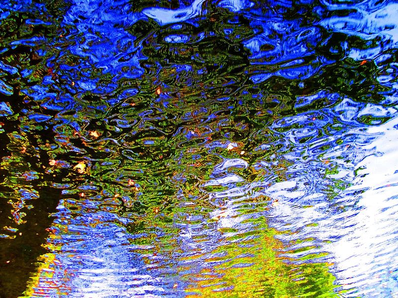 Urbane Malerei - Herbstbaum  von MoArt (Maurice Heuts)