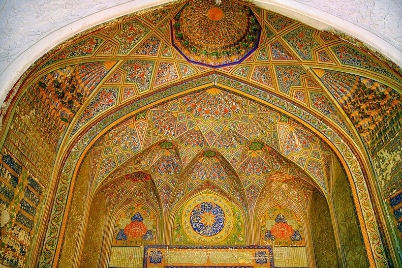 Innenraum Madrassa Buchara von Yvonne Smits