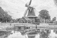 Pelmolen ter Horst Rijssen monochrome
