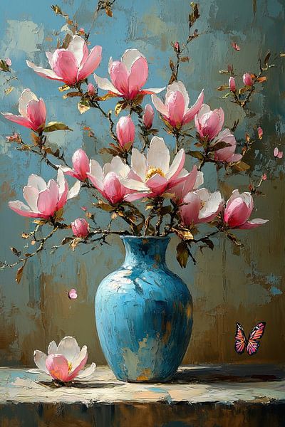 Blossom Splash Blues by Art Whims