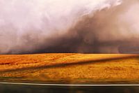 Donderwolk boven het graanveld