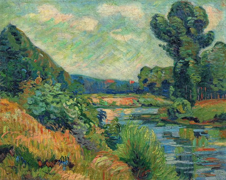 Armand Guillaumin,Die Ufer der Marne bei Charenton, 1895 von finemasterpiece