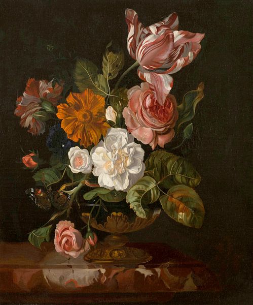 Blumen in einer Vase, Rachel Ruysch von Meisterhafte Meister