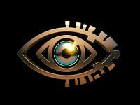 Futuristisches Steampunk Kybernetisches Auge Wandkunst Poster | Glühender Metallischer Blick Druck