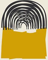 Golden summer rainbow