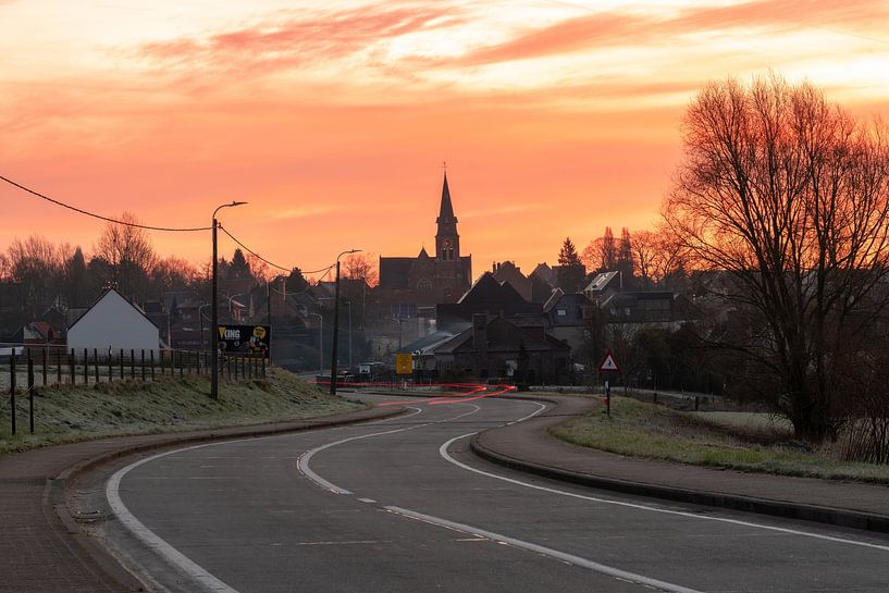Landschaft mit der Kirche von Marcel Derweduwen