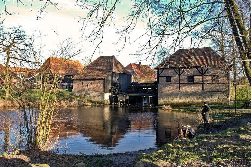Haaksbergen - Watermolenweg - Watermolen - Buurser Beek von Maarten de Waard