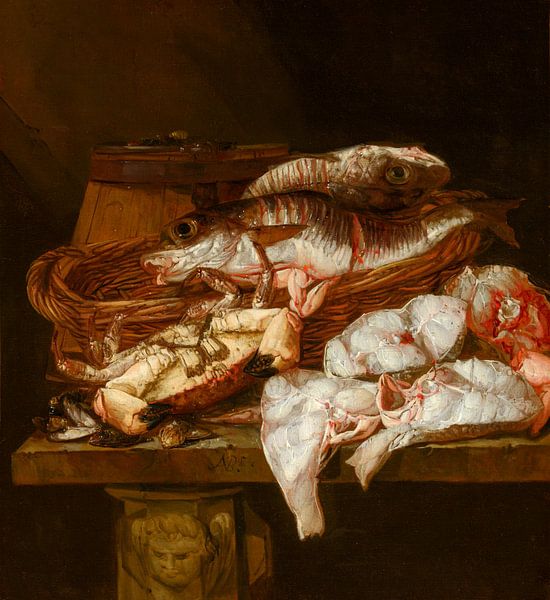 Nature morte avec banquet en mer, Abraham van Beyeren par Des maîtres magistraux