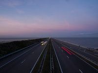 Avond op de Afsluitdijk