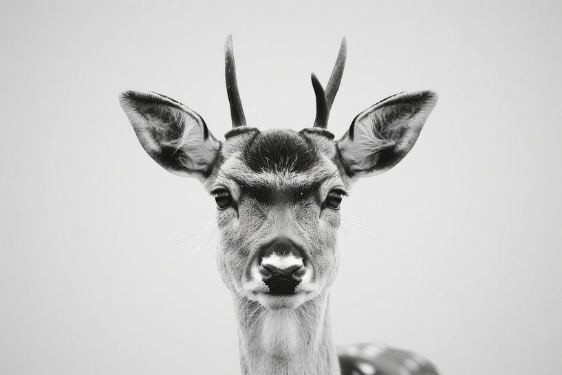 Portrait du cerf par Poster Art Shop