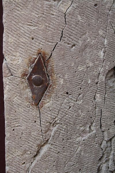 Nagel in muur van Griekse kerk von Jetty Boterhoek