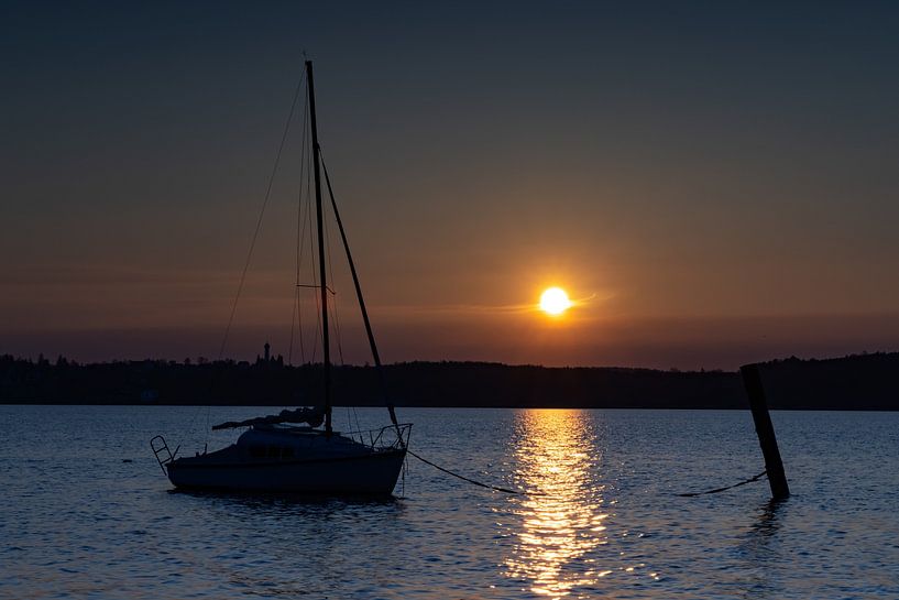 Sunset at the Ammersee by Andreas Müller