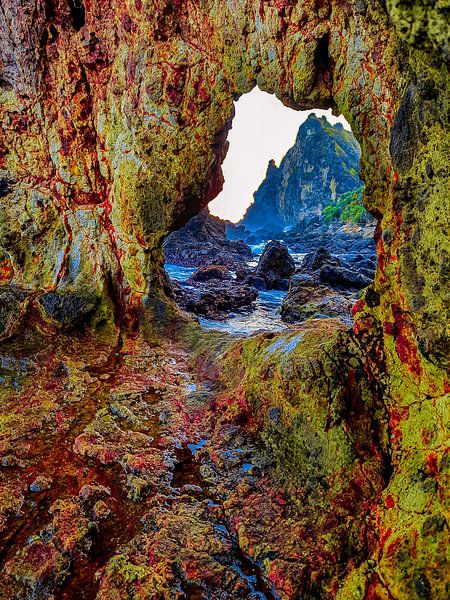 Bloody natural rock archway by kall3bu